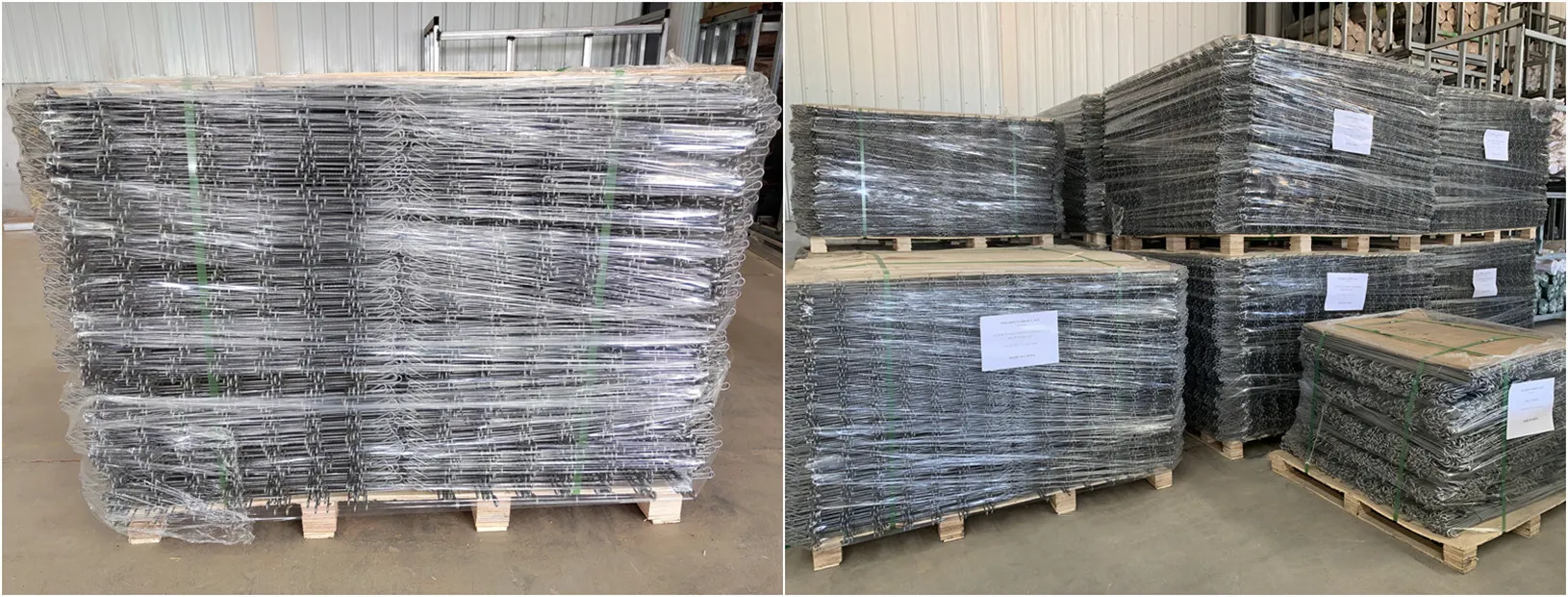 sheeted sheep hurdles