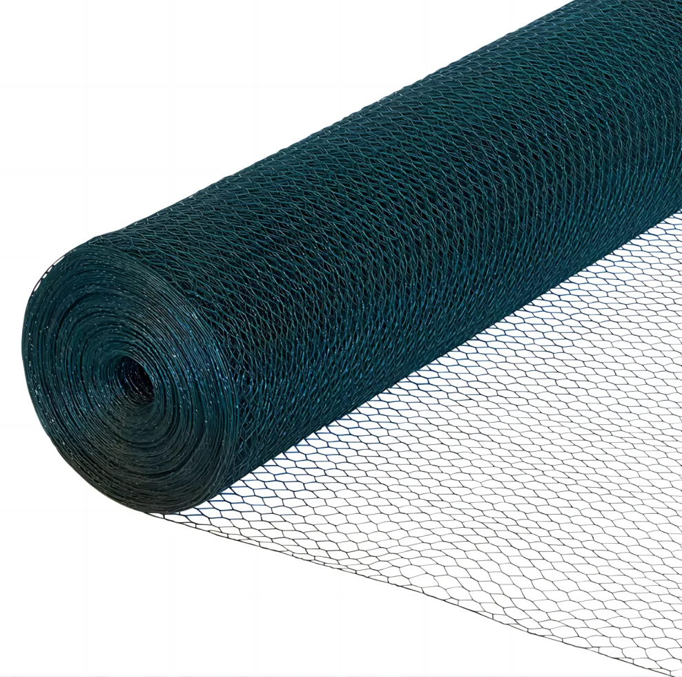 erecting a wire mesh fence
